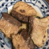 薄味のブリのアラ煮